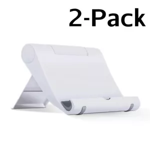 2 Pack Universal Foldable Desk Cell Phone Holder Mount Stand for Samsung iPhone - Picture 1 of 4