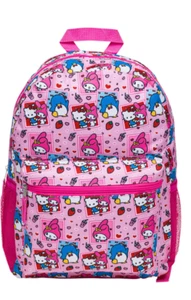 Sanrio Hello Kitty, My Melody and Sam 16" Backpack, School/ Travel Bag - Picture 1 of 3