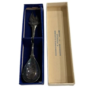 Vintage Santa Barbara Souvenir Löffel H. Hooijkaas Holland versilbert verpackt - Bild 1 von 9