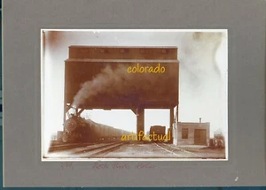 ROCK RIVER RR STATION Rock & Union Pacific Railroad WYOMING photograph 1900 - Picture 1 of 2
