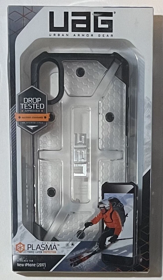 Funda de teléfono UAG Urban Armor Gear serie Plasma para iPhone X XS (2017) transparente Foto 1 de 1