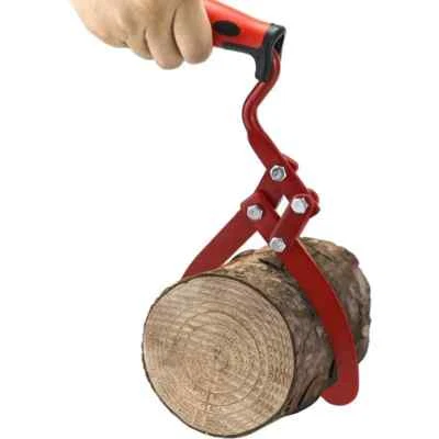 Pinzas para troncos gancho de garra de elevación de troncos garra de madera adecuado para el manejo de madera de jardín Foto 1 de 4