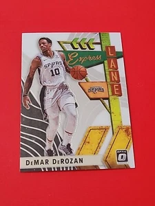 DeMar DeRozan 2019-20 Panini Optic Express Lane #5 . San Antonio Spurs - Picture 1 of 3