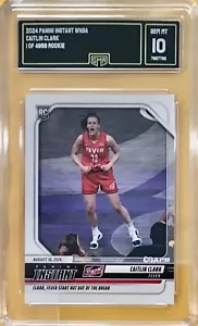 2024 PANINI INSTANT - WNBA #166 - CAITLIN CLARK - ROOKIE GMA 10 - GEM MINT - Picture 1 of 1
