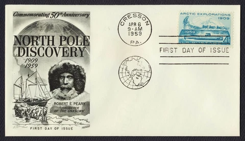 #1128 4c Arctic Explorations, Fleetwood FDC **ANY 5=FREE SHIPPING** Cover