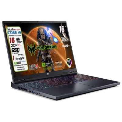 Acer Predator Helios Neo 16 165Hz i9 14900HX SSD 1TB RAM 16GB DDR5 RTX 4060 8GB - Immagine 1 di 4