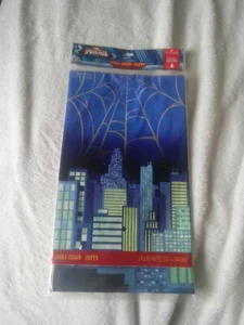 2x Spider-Man Plastic Table Cover 54" x 96" In. Party Birthday HallMark New - Picture 1 of 9