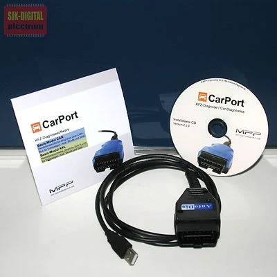 OBD KKL+CAN UDS Diagnose Interface für VW AUDI SEAT SKODA + CarPort Software TOP - Bild 1 von 4
