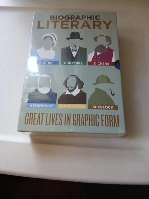 Great Lives In Graphic Form: BIOGRAPHIC LITERARY 6 Book BOX Set - BRAND NEW - Image 1 of 3
