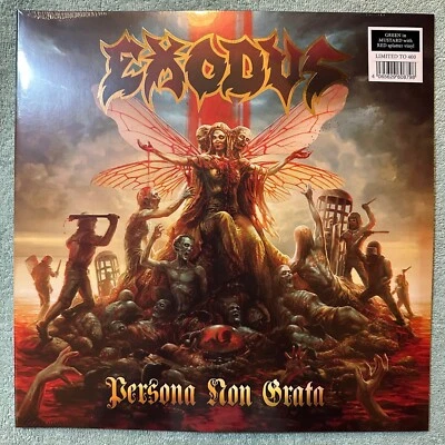 Exodus - Persona Non Grata 2LP Green In Mustard w/Red Splatter Vinyl Limit 400  Foto 1 de 4