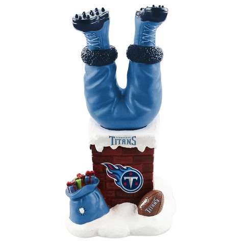 Santa Claus Tennessee Titans Santa Legs Chimney Bobblehead (Bobble Legs) NFL Cover
