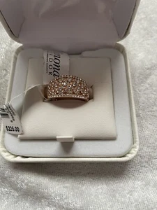 Diamond Rose Gold Diamond Splendor Diamond Cluster 18KR Ring - Picture 1 of 7