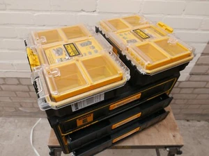 DeWalt DWST08330-1 contenitore poco profondo 3 cassetti + 2 organizzatori DWST83392-1 - Foto 1 di 6