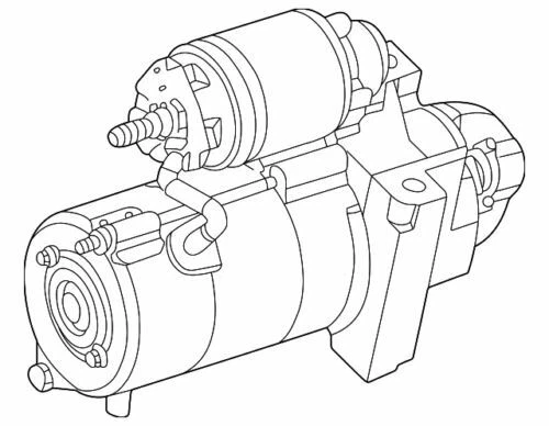 Arranque genuino GM 2000-2022 Chevrolet GMC Silverado HD remanufacturado 10465578 Foto 1 de 2