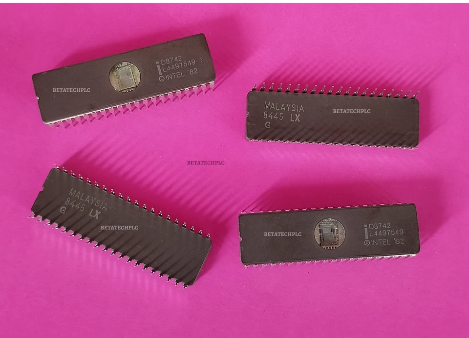 50 Pcs Lot - D8742 INTEL MICROCONTROLLER 8-BIT UVPROM 0.8MHz IC - Image 1 of 3