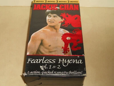 JACKIE CHAN Fearless Hyena Vol. 1 & 2 Movies VHS Box Set 1995 - Image 1 of 4