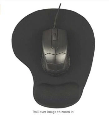 Office Mouse pad with Gel Wrist Support - Ergonomic Gaming Desktop Wrist Rest - Image 1 of 4