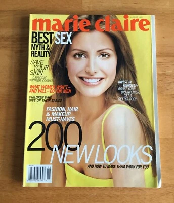 Marie Claire Magazine August 1997 Elsa Benitez Cover No Label Newsstand Foto 1 de 2