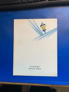 (Gd4239) Cunard White Star RMS Lancastria Vintage Menu, 14th July 1936 Luncheon - Foto 1 di 6