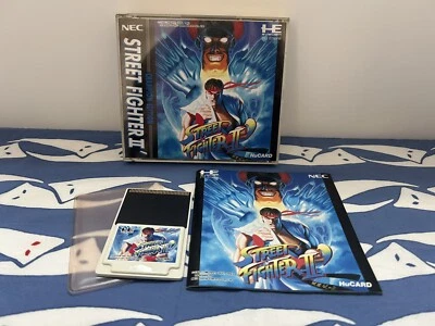 PCE STREET FIGHTER II' 2 Dash NEC PC-Engine Hu-Card CAPCOM Japan JP Game - Image 1 of 4