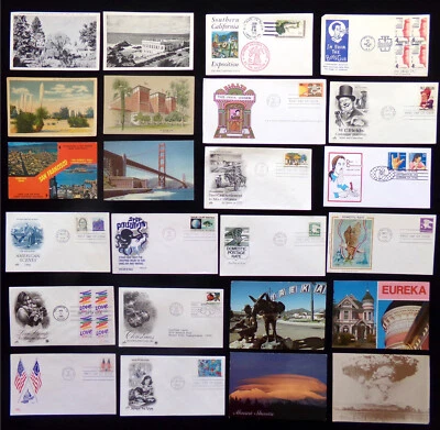 HISTORIC CALIFORNIA 1948-2000: FDC Covers & Postcards CA State Mixed Lot #GP-084 - Image 1 of 4
