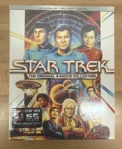Star Trek: The Original 4-Movie Collection (4K UHD + Blu-ray + Digital Box Set) - Foto 1 di 5