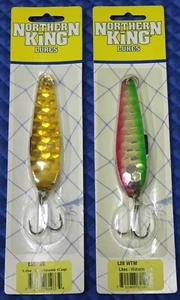 "Cucharas de arrastre Northern King de 3-3/4" ¡ELIGE TU COLOR! - Imagen 1 de 4