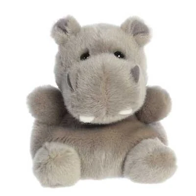 Aurora - Palm Pals - 4.5" Hunk Hippo Adorable Stuffed Animal - Image 1 of 4