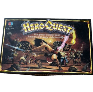 Vintage Hero Quest Board Game System Milton Bradley 1989 - incomplete - French - Picture 1 of 9