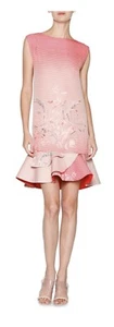 Giorgio Armani Women's Silk Dress Size 36 Made In Italy Birds Of Paradise Motif - Picture 1 of 13