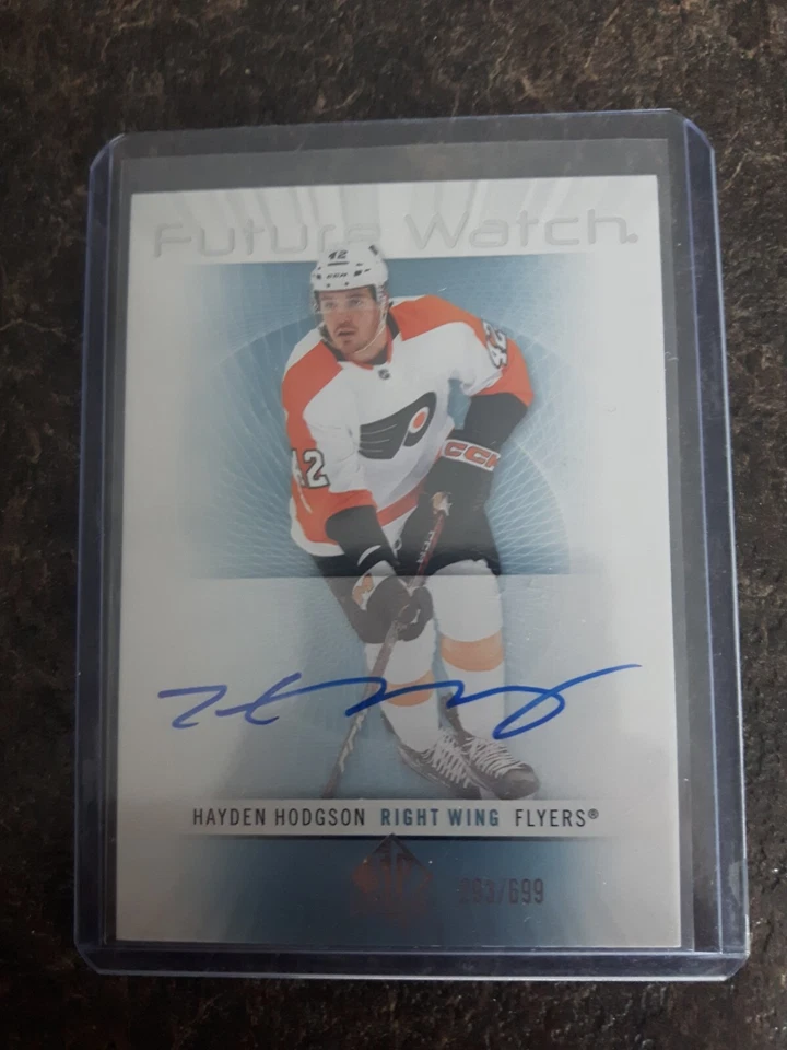 2022-23 SP Authentic Future Watch Auto 293/699 Hayden Hodgson Card# RFWA-HH - Image 1 of 2