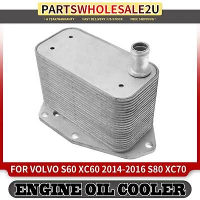 Enfriador de aceite de motor para Volvo XC60 S60 2014-2016 XC70 S80 2014-2015 L6 3,0 L 3,2 L Foto 1 de 4