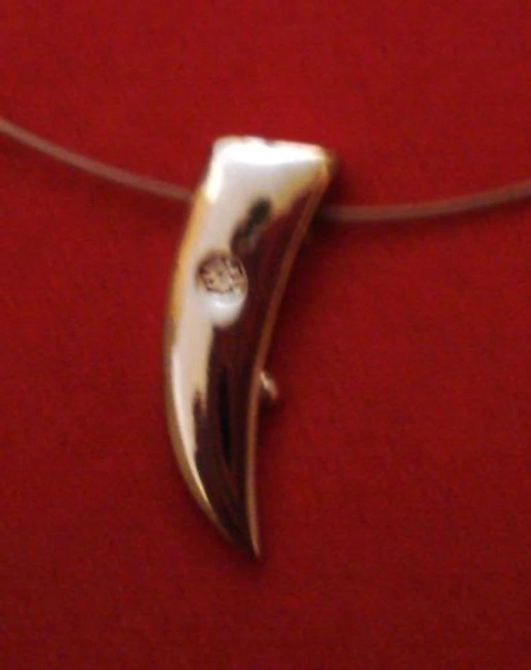 6 Stück Halsreif einschl Anhänger mit Stein,Modeschmuck,  silber,Neu K2 - Bild 1 von 1