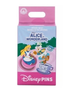 Disney Parks Alice In Wonderland Lanterns Mystery Box 2 Pin Set Sealed - Picture 1 of 3