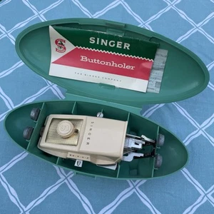 1960s Vintage Singer Buttonholer 489500 489510 Complete Set Templates - Picture 1 of 10