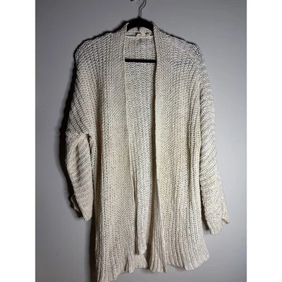 Eileen Fisher 美国制造棉混纺针织有机棉开衫 M/M 中号 — 第 1/4 张图片