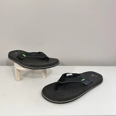 Sanuk Chanclas Para Hombre 11 Cerveza Acogedora Sandalia Sin Cordones Espuma Tanga Informal Foto 1 de 4