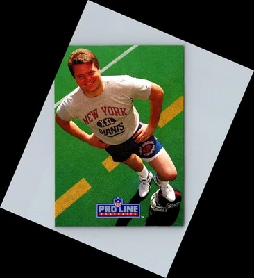 1991 Pro Line Portraits Bart Oates #191 New York Giants Football Card - Image 1 of 2