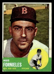 1963 Topps Mike Fornieles #28 GD Boston Red Sox - Picture 1 of 2