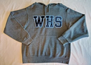 WALNUT HIGH SCHOOL Girls Gray Long Sleev Logo Pullover Hoodie Size Small - Picture 1 of 9