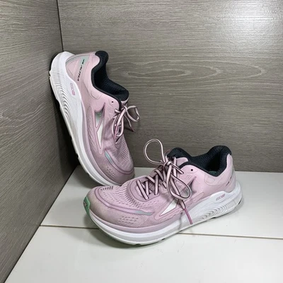 Zapatillas deportivas Altra Paradigm 6 para mujer talla 8,5 rosa blanco EGO MAX con soporte para correr Foto 1 de 4