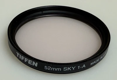 TiFFEN 52mm Skylight 1-A Glass Lens Filter Sky-1A made in USA - Image 1 of 3