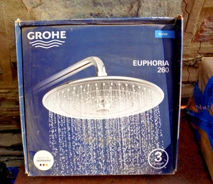Grohe 26457EN0 EUPHOR1O 260 Soffione Doccia Multifunzione Nichel Spazzolato 2,5GPM - Foto 1 di 5