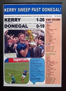 Kerry 1-26 Donegal 0-19 - 2025 All-Ireland Football Finale - Souvenir Print - Bild 1 von 5