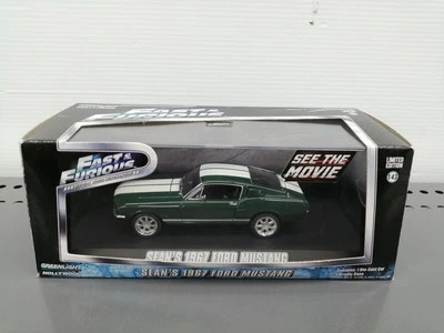 Greenlight Ford Mustang 1967 Fast Furious 1/43 Minicar - Image 1 of 4