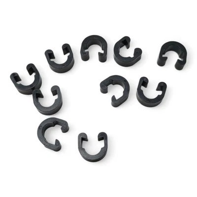 Jagwire 10 Pack of Cable Housing C-Clips for Bike Frames Clamps - Image 1 of 4