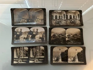Lot 6 Stereoview Karten HC White & Keystone View Company - Bild 1 von 14