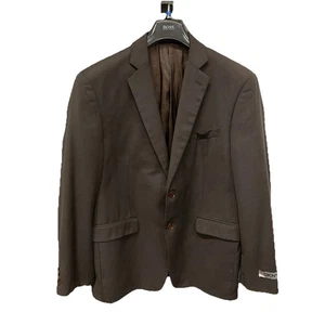 DKNY Chocolate Wool Two Button Blazer 44S New With Imperfections Sport Coat - Picture 1 of 13