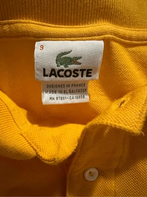 Camisa Polo Lacoste Tejida Cocodrilo Golf Tenis Pickleball Preppy Para Hombre 9 3XL XXXL Foto 1 de 4