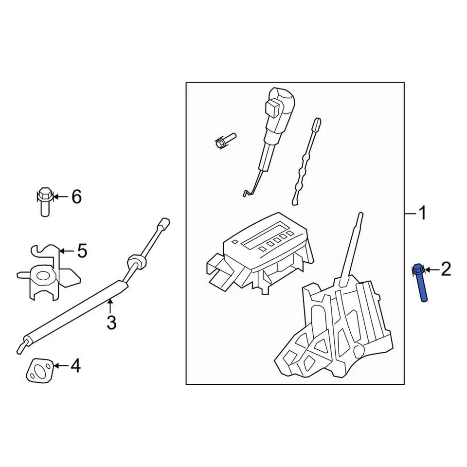 For Mercury Mariner 08 Mercury Automatic Transmission Shift Lever Bolt Foto 1 de 1